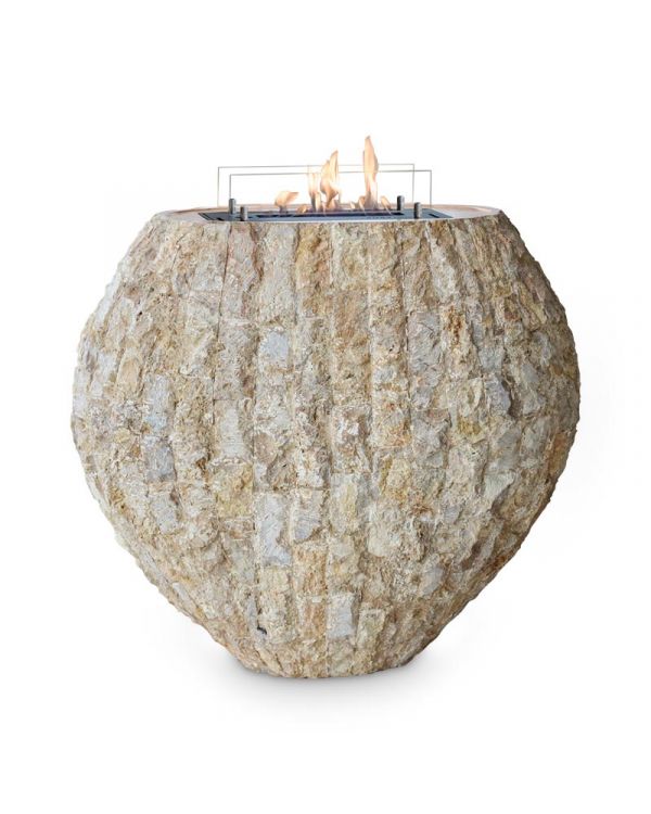 Ethanol Kamin Ruby Fires Shigo Naturstein 
