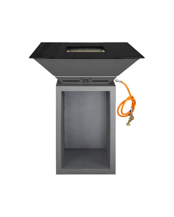 Feuerschale Plancha Gas  BigQube M Edelstahl lackiert