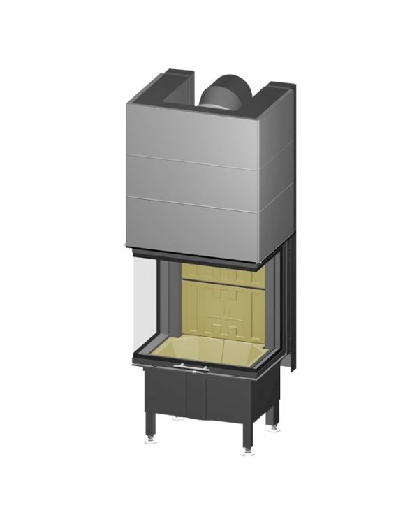 Kamineinsatz Heizeinsatz  Spartherm Arte 3RL-60h-4s Tür hochschiebbar  7,5 kW