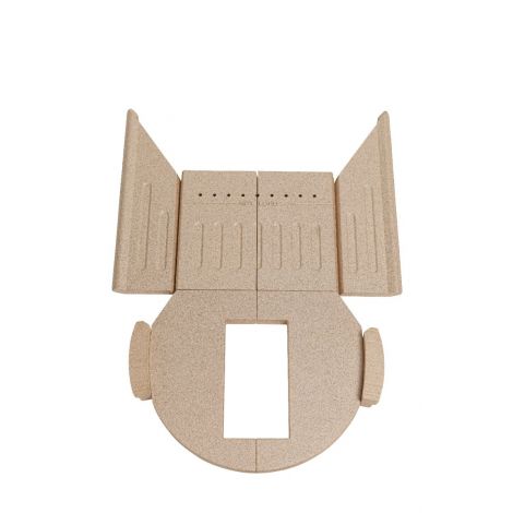 Vermiculite Isoliersteine Aduro für 9-er Serie ohne Rauchleitplatte