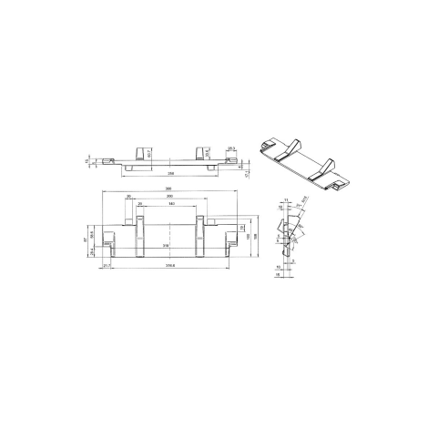 NunnaUuni - Ersatzteile - Frontteil GF1/GF2 360 x 108 mm