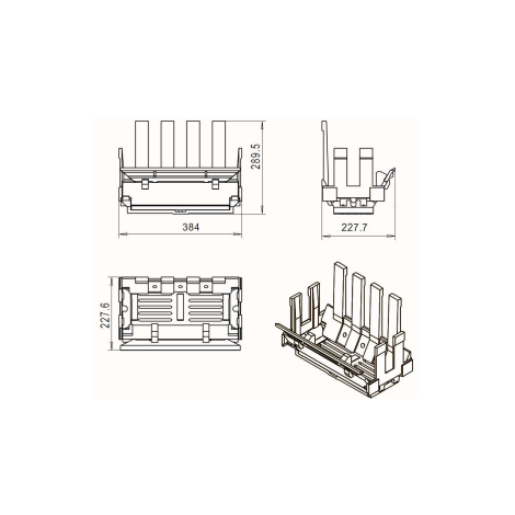 NunnaUuni - Ersatzteile - Rost GF1 (z. B. Cha, Cha Angolo, Gratia etc.)  380 x 227 mm