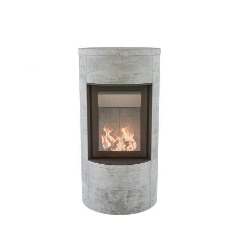 Specksteinofen Rund Altech Max Massiv RH